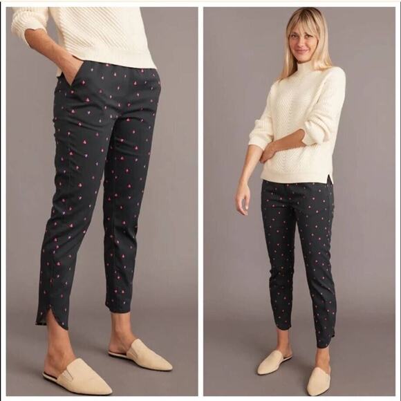 Marine Layer Size Small S Re-spun Allison Queen of Hearts Cards Pull On Pants - Picture 2 of 8